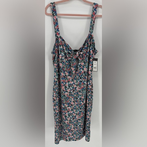 BCBG Paris Women's Summer Cut Out Tie Sleeveless Dress - Picture 1 of 12